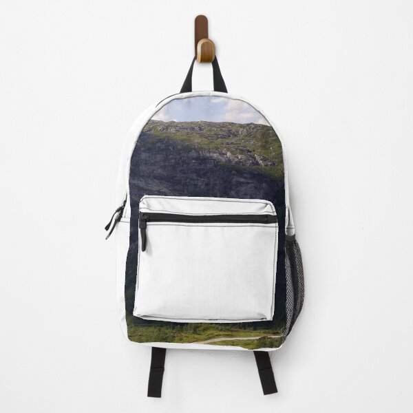 Item preview, Un camino sinuoso en las montañas de Noruega designed and sold by AWomanAfoot.