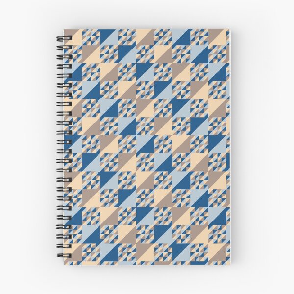 Item preview, Triangles in a minimal ornament in classic blue color palette variations designed and sold by acidmit.