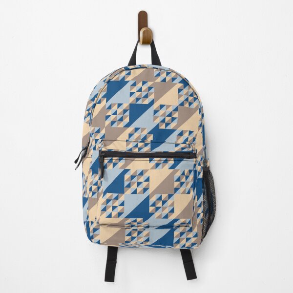 Item preview, Triangles in a minimal ornament in classic blue color palette variations designed and sold by acidmit.