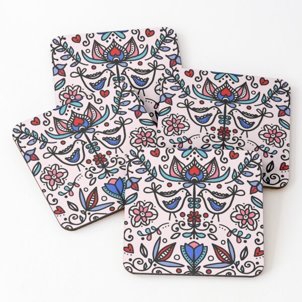 Item preview, Scandi Love Pink designed and sold by Simone Pook.