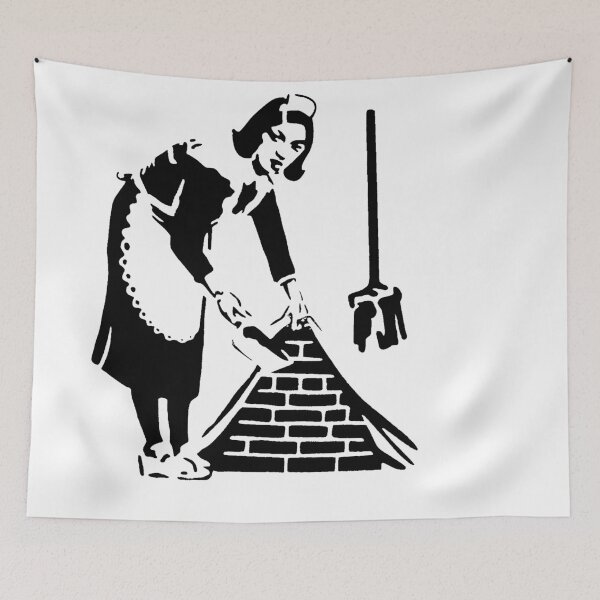 Item preview, Sweeping Maid designed and sold by WE-ARE-BANKSY.