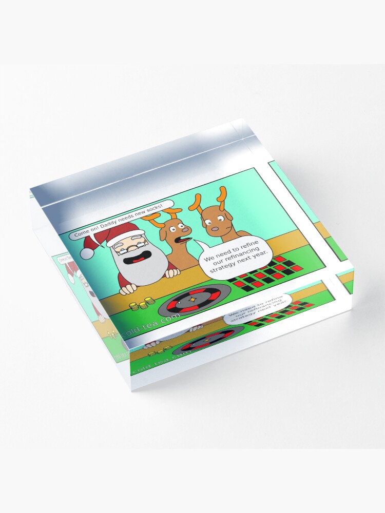 Alternate view of refinance strategies Acrylic Block