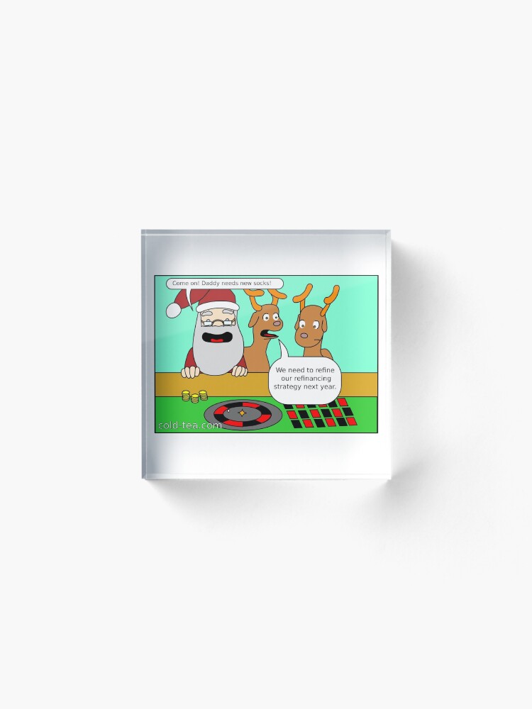 Alternate view of refinance strategies Acrylic Block