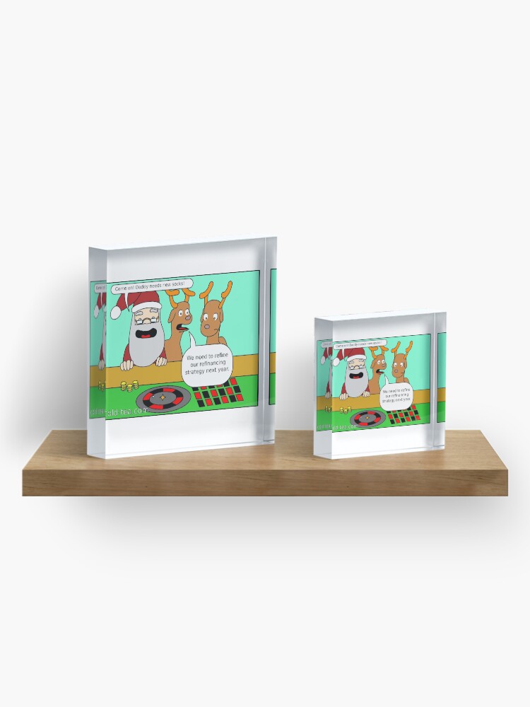 Alternate view of refinance strategies Acrylic Block