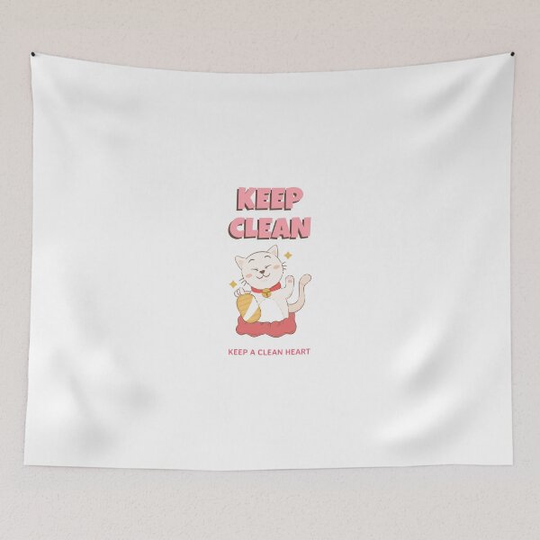 Item preview, KEEP CLEAN | KEEP A CLEAN HEART designed and sold by Ashalcheema.