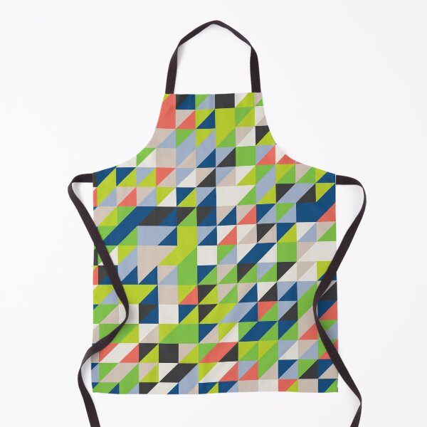Item preview, Abstract mosaic with triangles in random classic blue color palette variation designed and sold by acidmit.