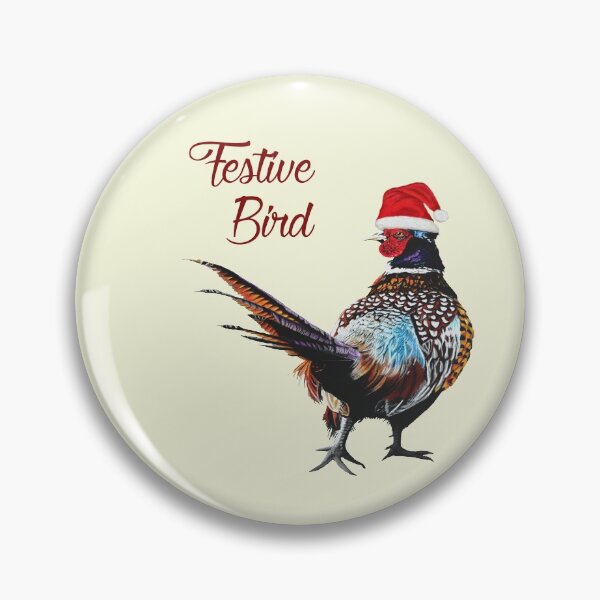 Item preview, Festive bird fun Christmas Pheasant designed and sold by IslesArt.