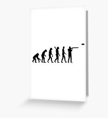Evolution trap shooting Greeting Card