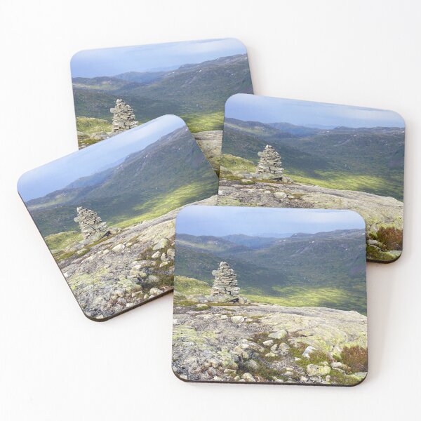 Item preview, Cairn and Dramatic Views of the Mountains in Norway designed and sold by AWomanAfoot.