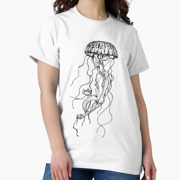 Vista previa del artículo con la obra «Medusa», diseñado y vendido por InkyArtStudio.