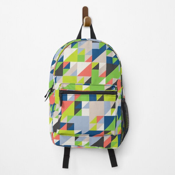 Item preview, Abstract mosaic with triangles in random classic blue color palette variation designed and sold by acidmit.