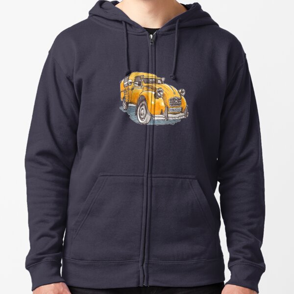 Deutch yellow combi Veste zippée à capuche