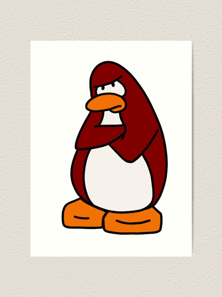 Club Penguin Red Flag GIF