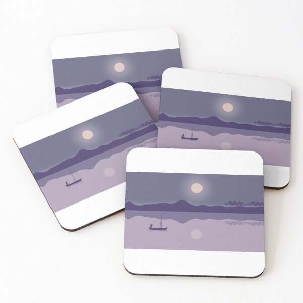 Item preview, Flat design with mountain and sea designed and sold by K. Sandya J.
