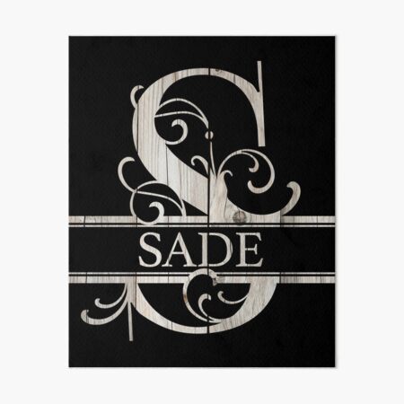 Artikel-Vorschau von Sade Name - Wood Style  Monogram Letter S The Sade Name Gift For Sade, designt und verkauft von JoleneHarty.