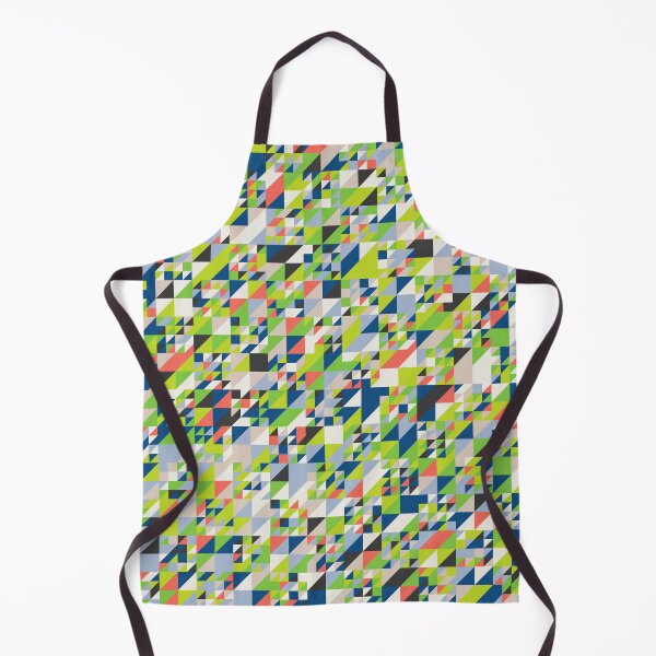 Item preview, Triangles in an abstract mosaic in classic blue color palette variations designed and sold by acidmit.