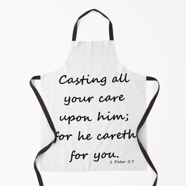 Item preview, Bible Verse 1 Peter 5:7 KJV Casting all your care upon him; for he careth for you designed and sold by JM-ESTONIA.