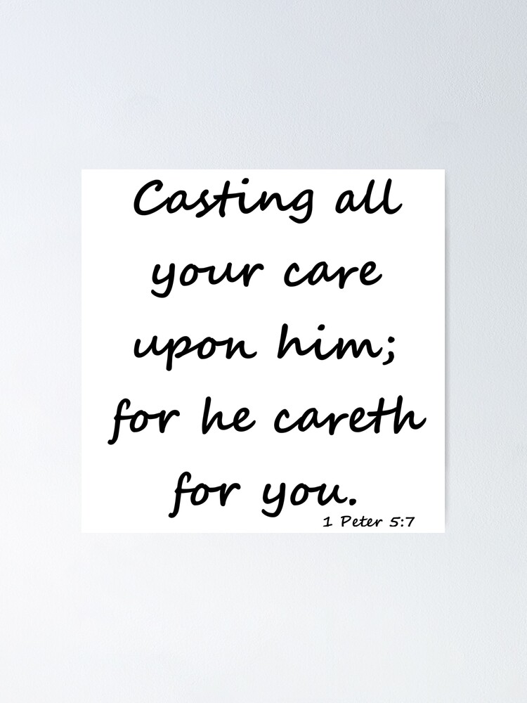 Cast Your Cares {Poster} Cast Your Cares {Poster}