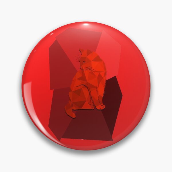 Item preview, Copy of Copy of Copy of Cat Polygon in Red designed and sold by GiftWorks.