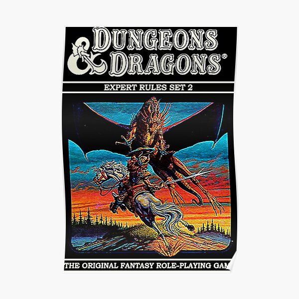 Dungeons and Dragons Expert Rules Poster
