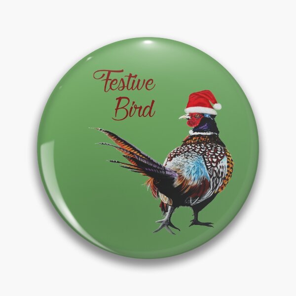 Item preview, Festive bird fun Christmas Pheasant designed and sold by IslesArt.