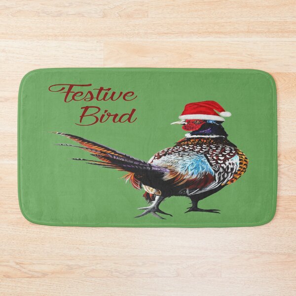 Item preview, Festive bird fun Christmas Pheasant designed and sold by IslesArt.