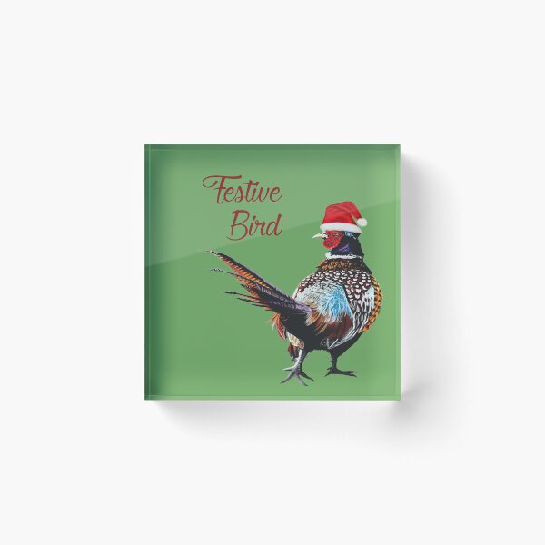 Item preview, Festive bird fun Christmas Pheasant designed and sold by IslesArt.