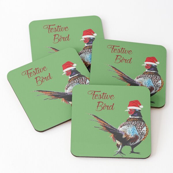 Item preview, Festive bird fun Christmas Pheasant designed and sold by IslesArt.