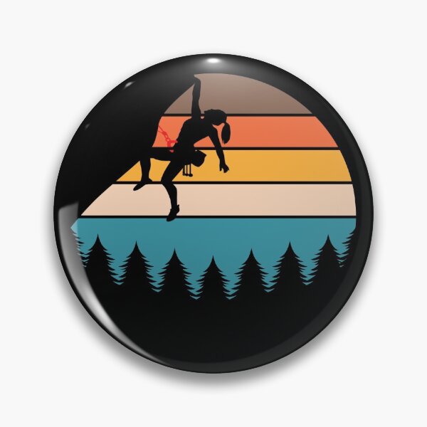 Item preview, Woman Rock Climbing - Forest designed and sold by HeatherPore.
