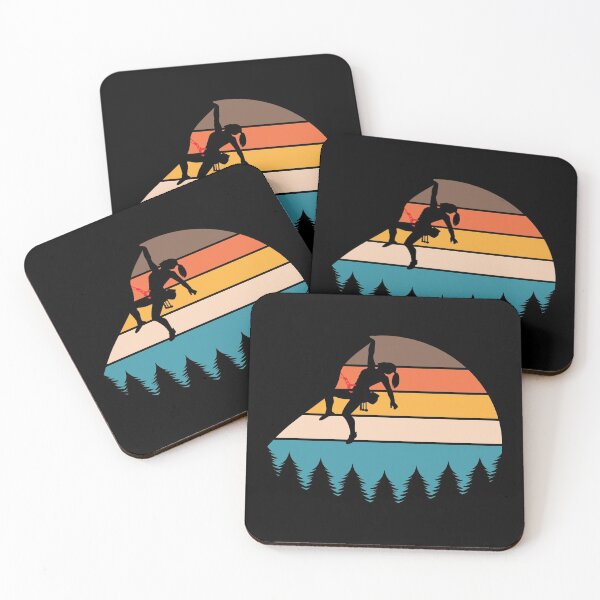 Item preview, Woman Rock Climbing - Forest designed and sold by HeatherPore.