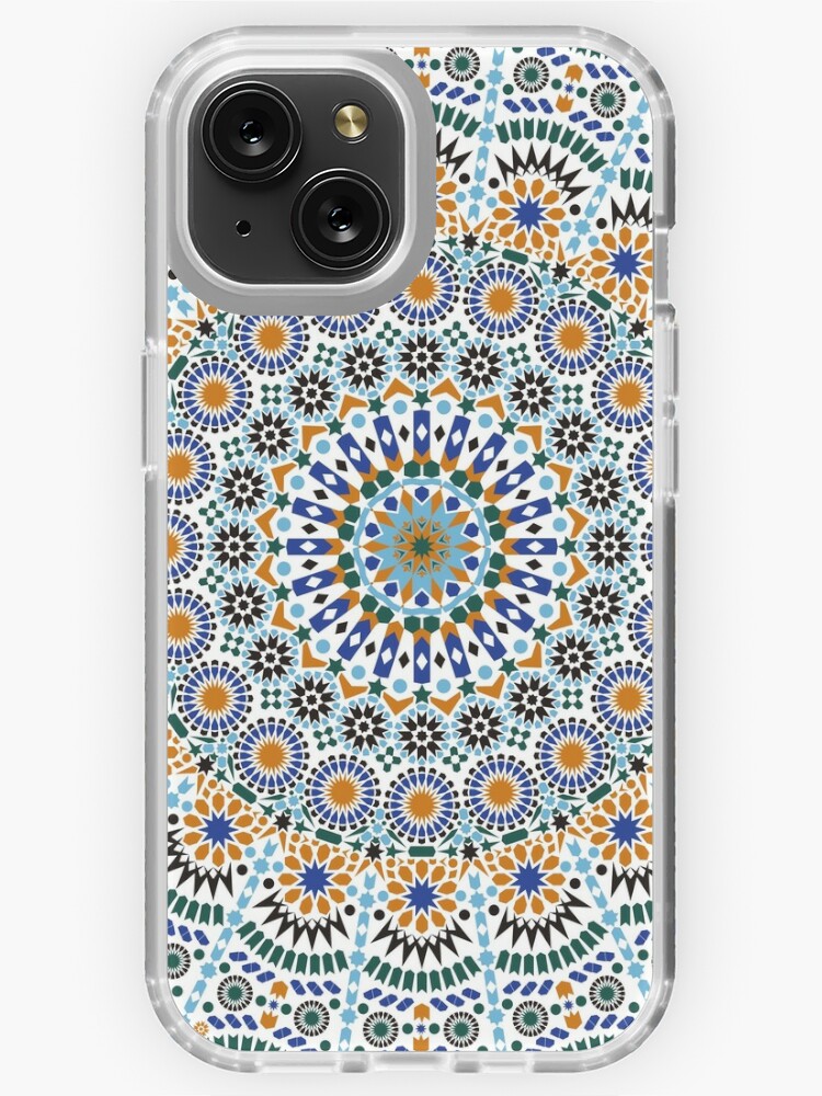 Moroccan colorful geometric tiles iPhone Case Casetify