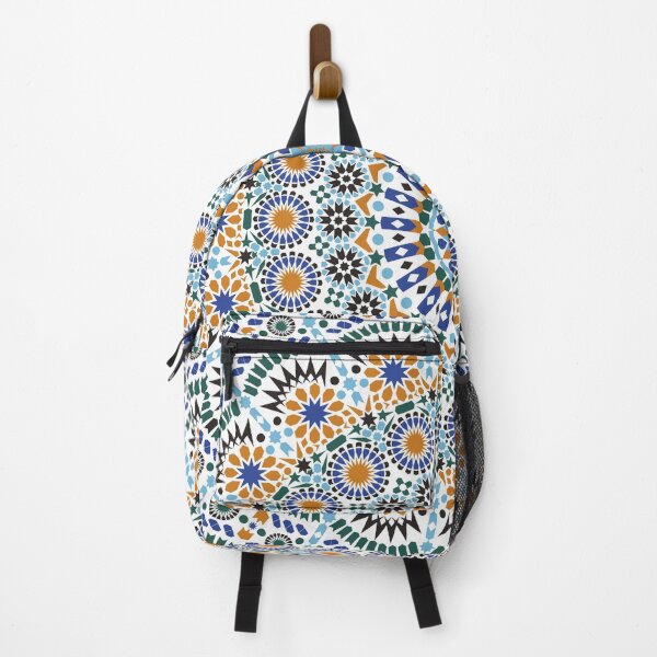 Item preview, Moroccan Zelig tile Retro Abstract Multi Color Pattern designed and sold by flare-creative.