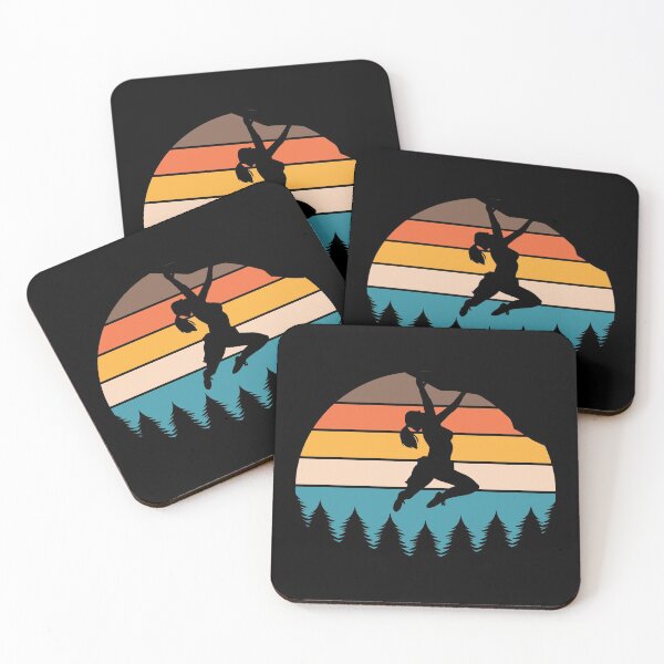 Item preview, Woman Bouldering Rock Climbing - Forest designed and sold by HeatherPore.