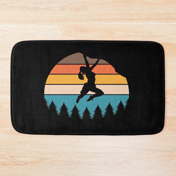Item preview, Woman Bouldering Rock Climbing - Forest designed and sold by HeatherPore.