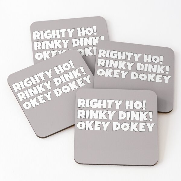 Item preview, Righty Ho! Rinky Dink! Okey Dokey! designed and sold by Feline Rockstars.