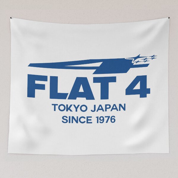 Item preview, FLAT 4 - JAPAN BLUE designed and sold by JDMShop.