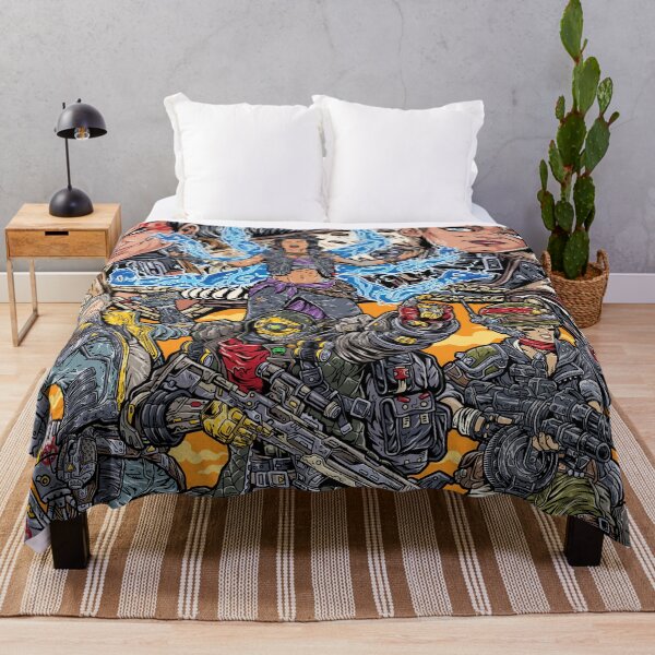 Borderlands 3 FL4K Beastmaster Amara Siren Moze Gunner Zane Operative Troy and Tyreen Calypso Throw Blanket
