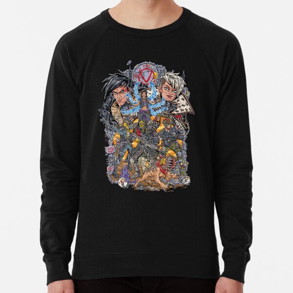 Borderlands 3 FL4K Beastmaster Amara Siren Moze Gunner Zane Operative Troy and Tyreen Calypso Lightweight Sweatshirt