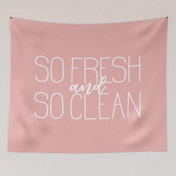 Item preview, So Fresh and So Clean Pink designed and sold by La Chic.