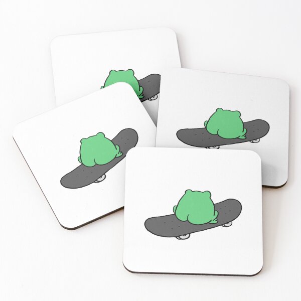 Item preview, Frog On Skateboard Back View designed and sold by mousepotatoes.