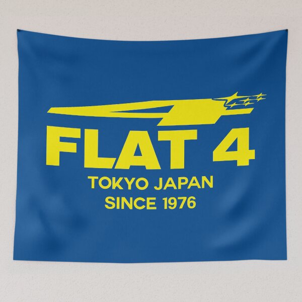 Item preview, FLAT 4 - JAPAN YELLOW designed and sold by JDMShop.