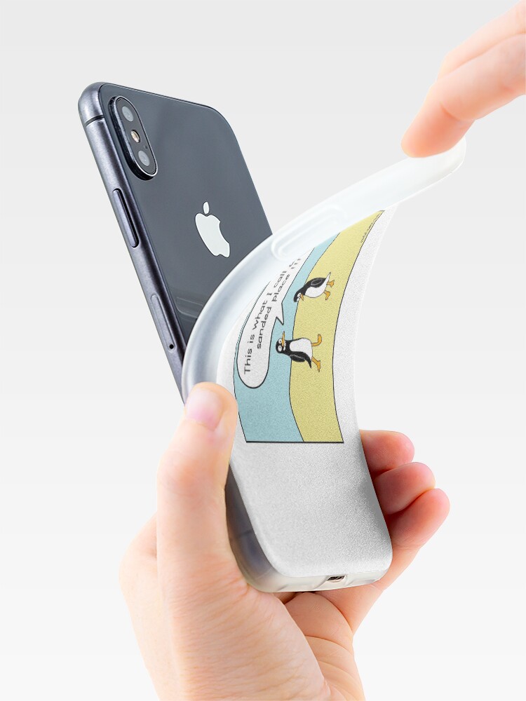Alternate view of treacherous icy conditions iPhone Case & Cover
