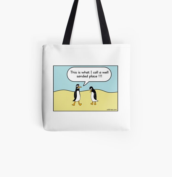 treacherous icy conditions All Over Print Tote Bag