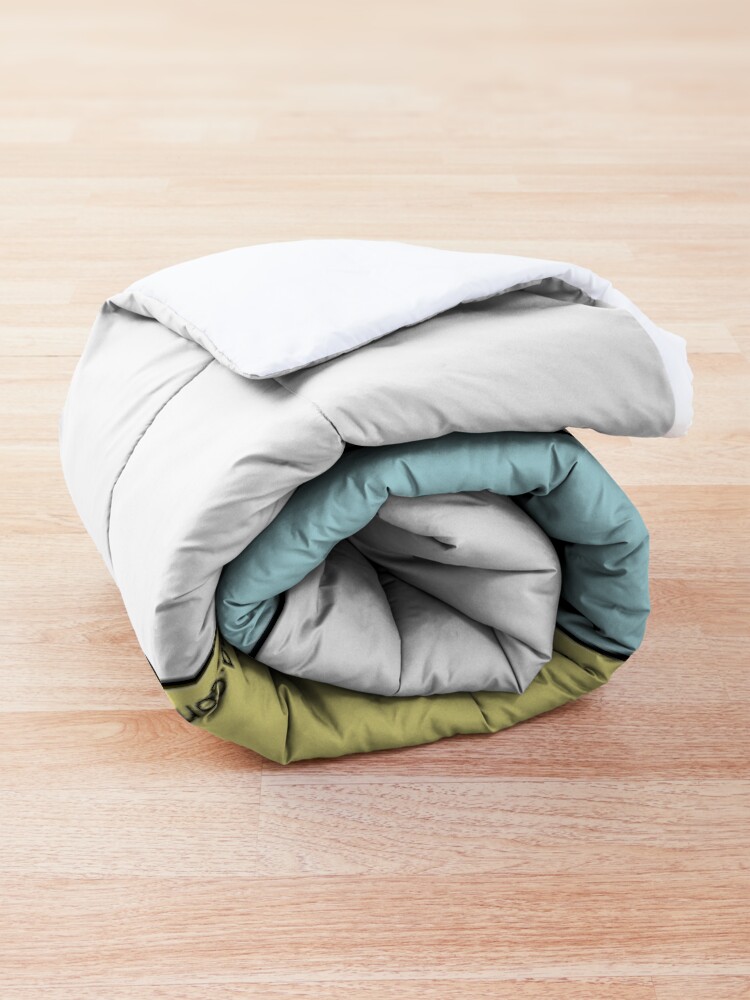 Alternate view of treacherous icy conditions Comforter
