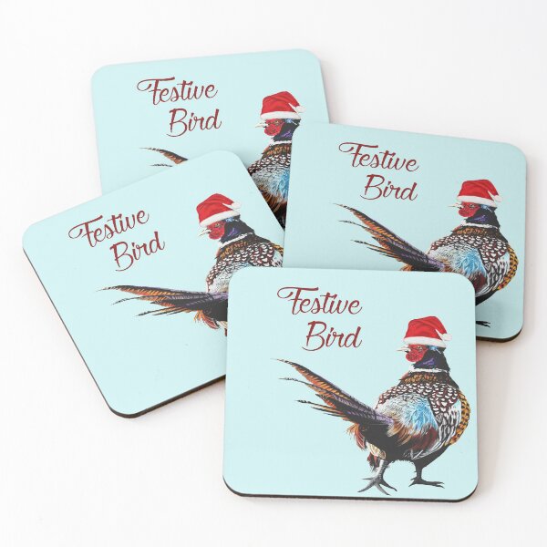 Item preview, Festive bird fun Christmas Pheasant designed and sold by IslesArt.