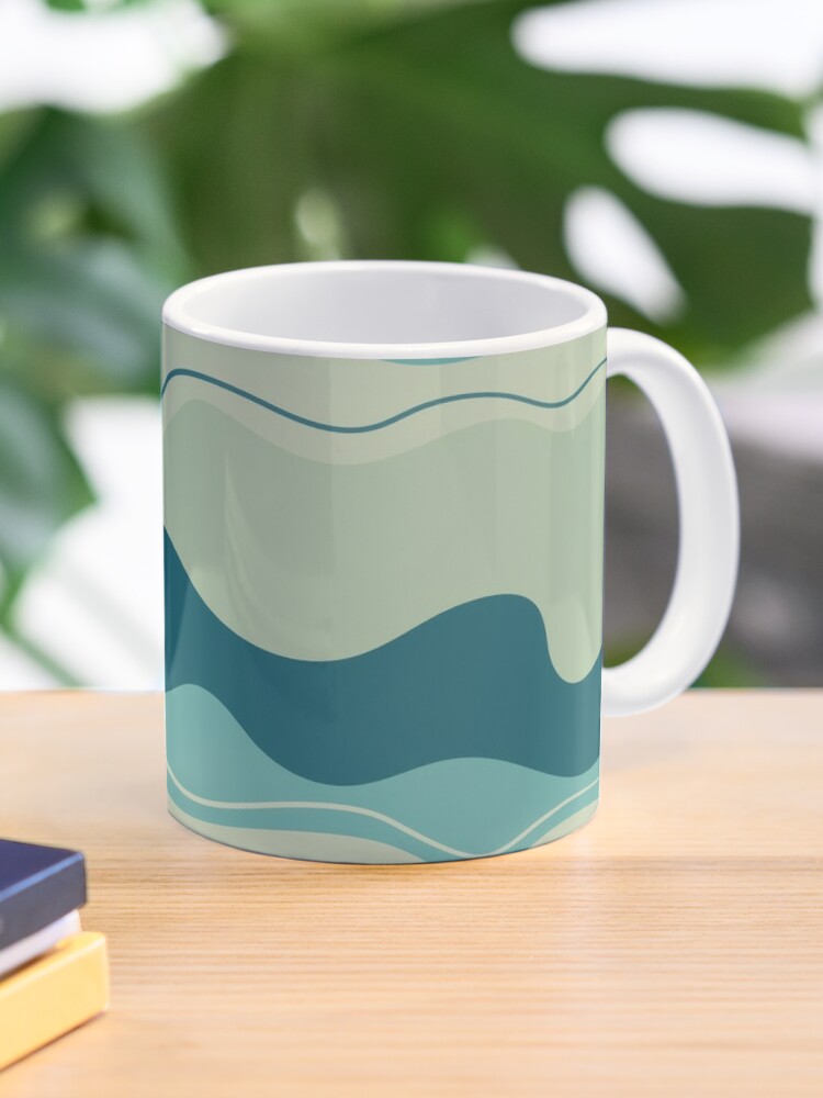pattern design decor ideas inspiration waves minimalist aesthetic Coffee  Mug for Sale by MaMoAn
