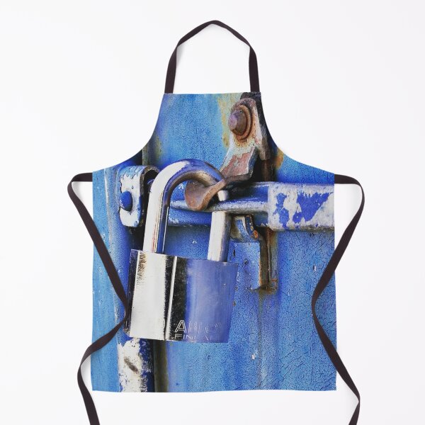 Item preview, Lock on a blue door | Texture, rust, colorful designed and sold by DeliriousSteve.