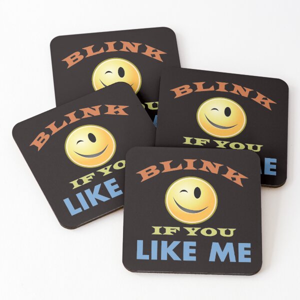 Item preview, Blink If You Like Me - Funny Blinking Icon And Text Effects Gift designed and sold by leo121687.