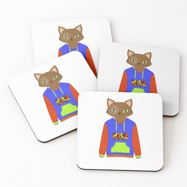 Item preview, Unique Colorful Cat designed and sold by SpaceArt1.