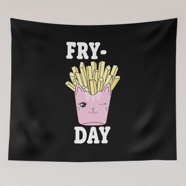 Item preview, Fry-day Cute Cat French Fries designed and sold by AwesomeProject.
